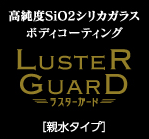 高純度SiOシリカガラスボディーコーティング LusteR GuarD ラスターガード（親水タイプ）